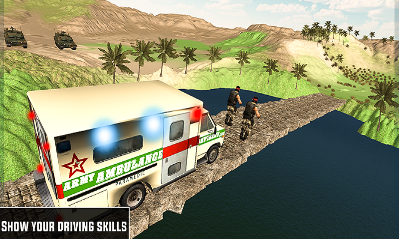 Army Ambulance Driving Rescue - عکس بازی موبایلی اندروید