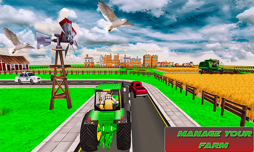 Mega Tractor Simulator - Farmer Life 2019 - Image screenshot of android app