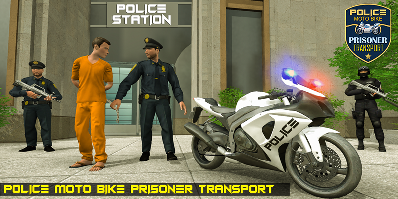 Police Bike Prisoner Transport - عکس بازی موبایلی اندروید