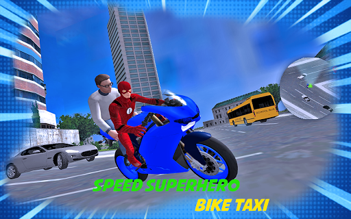 Superhero Bike Taxi Game - Mot - عکس برنامه موبایلی اندروید