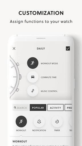 Fossil Smartwatches - Image screenshot of android app