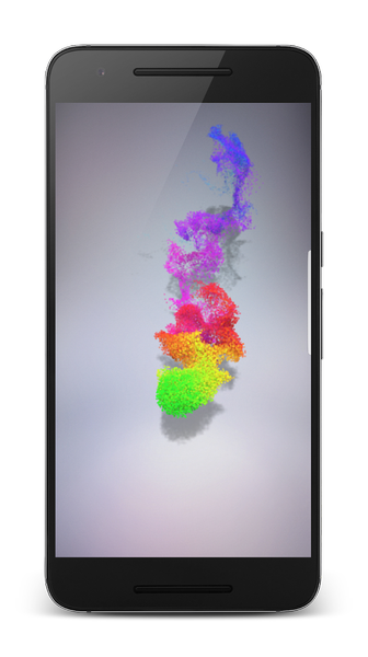 S8 Color Burst Particles Nougat 3D live wallpaper - عکس برنامه موبایلی اندروید