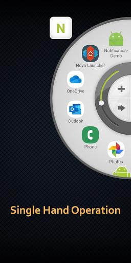 Wheel Launcher a free customizable sidebar - Image screenshot of android app