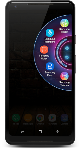 Neon - Wheel Launcher Theme - Image screenshot of android app