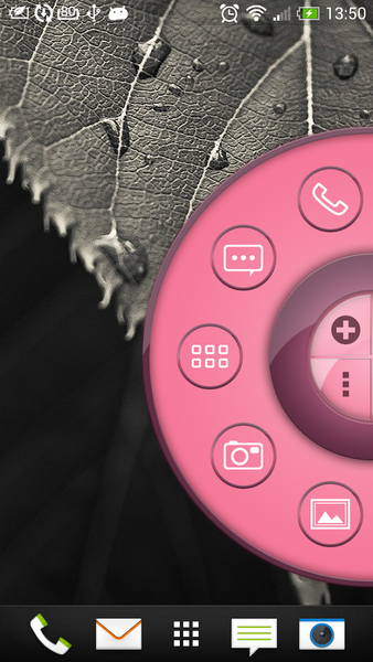 Pink - Wheel Launcher Theme - Image screenshot of android app