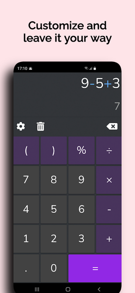 Simple Calculator - Fothong - عکس برنامه موبایلی اندروید