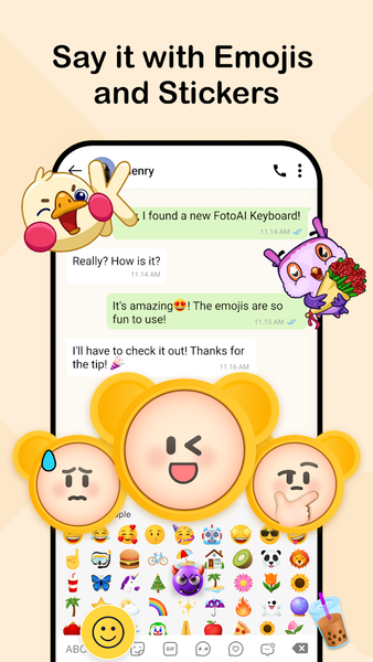 FotoAI Keyboard Themes & Fonts - عکس برنامه موبایلی اندروید