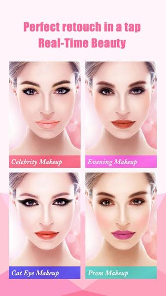 InstaBeauty -Makeup Selfie Cam - Image screenshot of android app