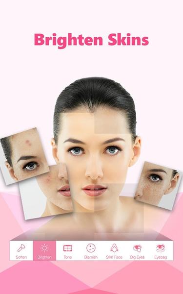 InstaBeauty -Makeup Selfie Cam - Image screenshot of android app