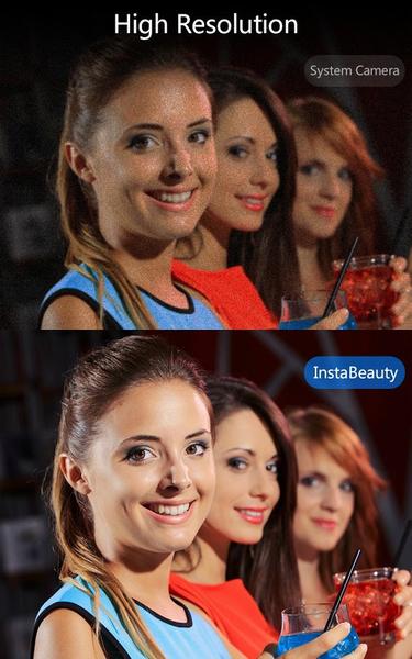 InstaBeauty -Makeup Selfie Cam - Image screenshot of android app