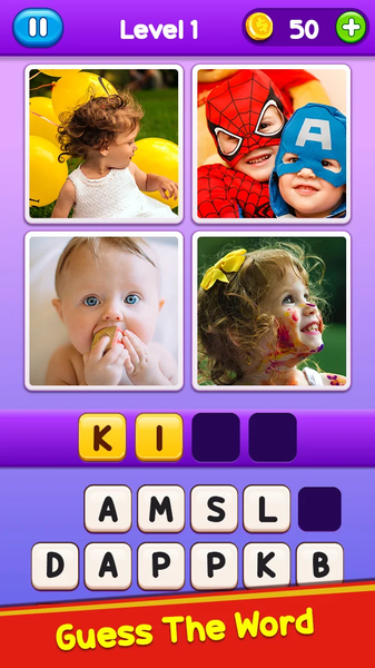 ۴ Pics ۱ Word: Guessing Games - عکس بازی موبایلی اندروید