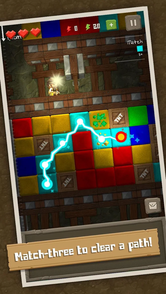 Puzzle to the Center of Earth - Gameplay image of android game
