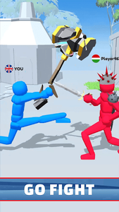 Fight Pose - Stickman Clash - Image screenshot of android app
