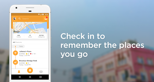 Foursquare Swarm: Check In - Image screenshot of android app