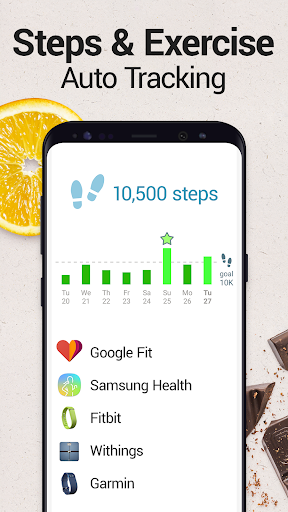 Calorie Counter - MyNetDiary - عکس برنامه موبایلی اندروید