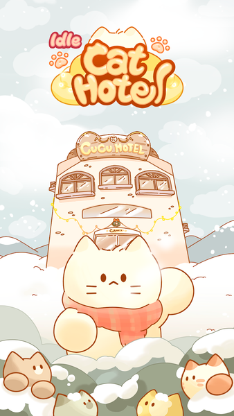 Idle Cat Hotel - Cozy Games - عکس بازی موبایلی اندروید