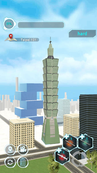 City Demolish: Rocket Smash! - Gameplay image of android game