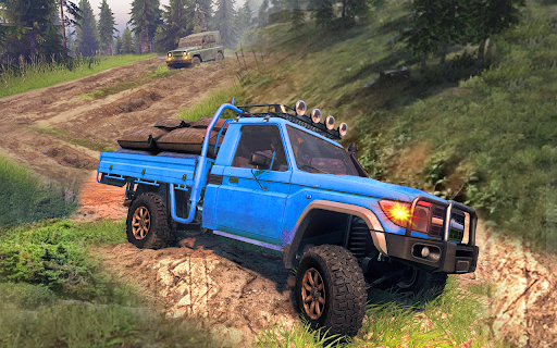 4x4 Pickup Truck Simulator: Offroad Truck Driving - Gameplay image of android game