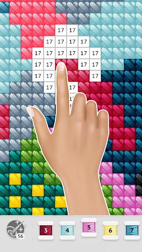 Cross Stitch Club - Gameplay image of android game
