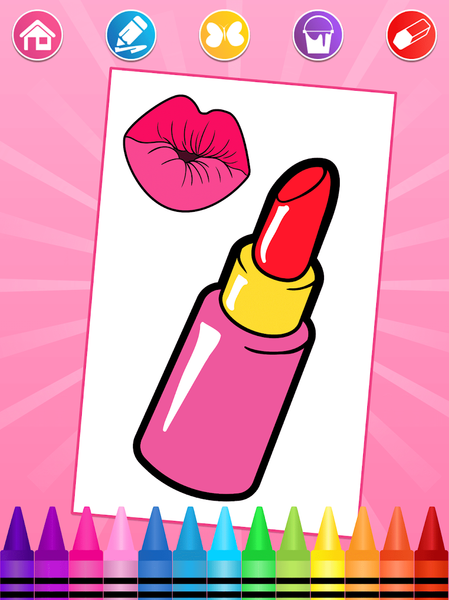 Beauty Coloring Pages - Image screenshot of android app
