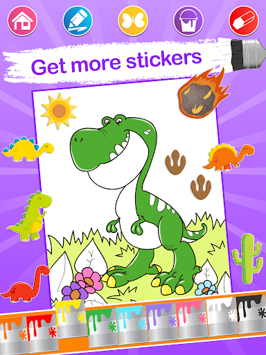 Dino Coloring Pages - عکس برنامه موبایلی اندروید