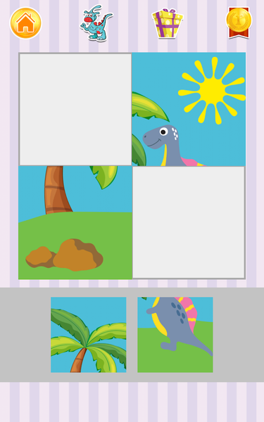 Dino Jigsaw Puzzles - Image screenshot of android app