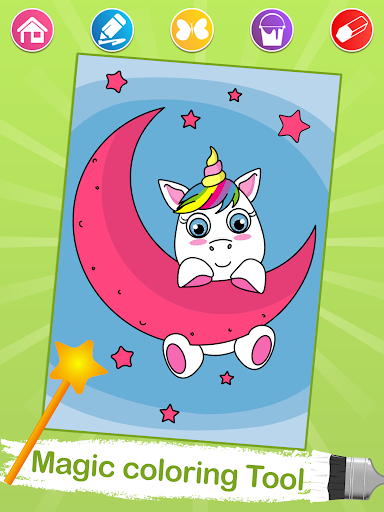 Unicorn Coloring Pages - Image screenshot of android app