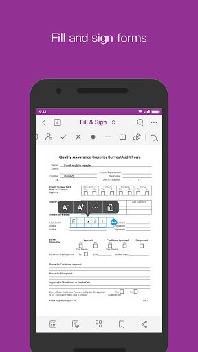 Foxit PDF Editor - Image screenshot of android app