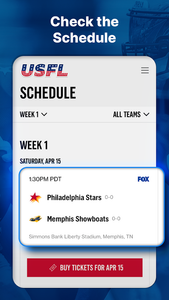 USFL, The Official App for Android - Download