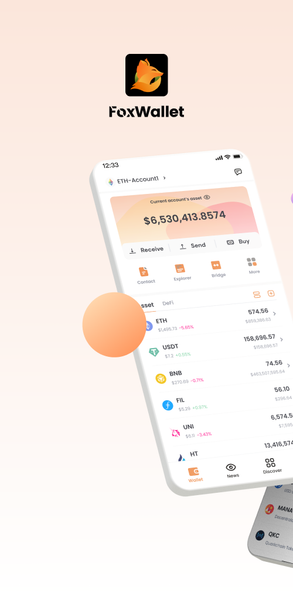 FoxWallet- Secure Crypto Asset - Image screenshot of android app