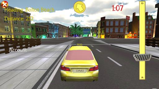 3D Taxi - Gameplay image of android game