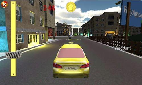 3D Taxi - Gameplay image of android game
