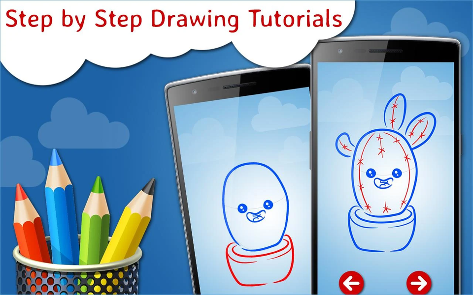 How to Draw Kawaii Step by Ste - عکس بازی موبایلی اندروید