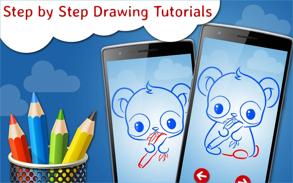 How to Draw Kawaii Step by Ste - عکس بازی موبایلی اندروید