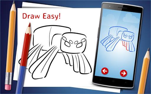 How to Draw Minecraft step by step Drawing App - عکس بازی موبایلی اندروید