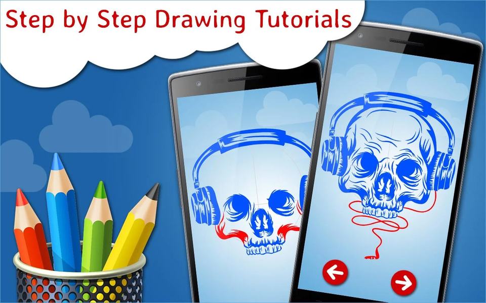 How to Draw Tattoos step by st - عکس بازی موبایلی اندروید