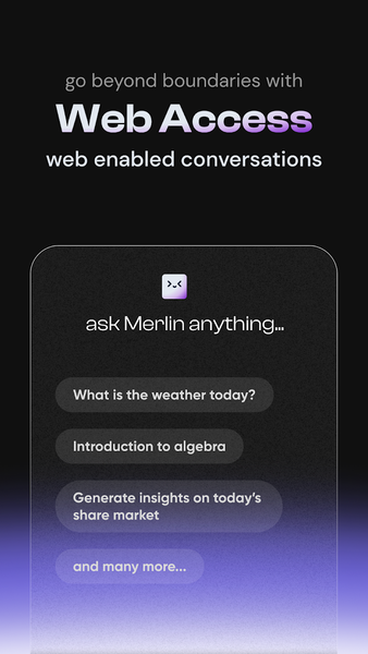 Merlin AI: AI Chat Assistant - عکس برنامه موبایلی اندروید