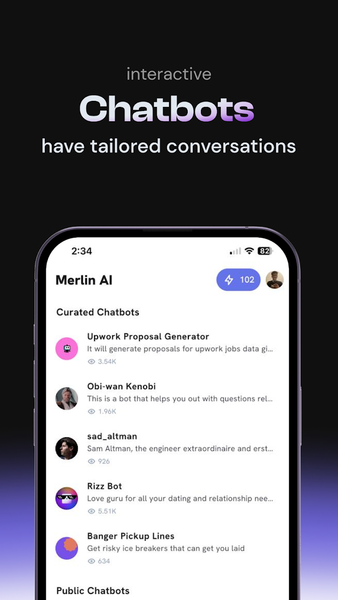 Merlin AI: AI Chat Assistant - عکس برنامه موبایلی اندروید