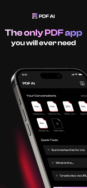 PDF AI: PDF Summarizer & Chat - Image screenshot of android app