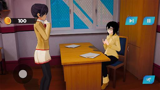 Sakura School Girl Life Sim ۳D - عکس بازی موبایلی اندروید
