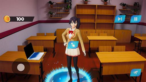 Sakura School Girl Life Sim ۳D - عکس بازی موبایلی اندروید