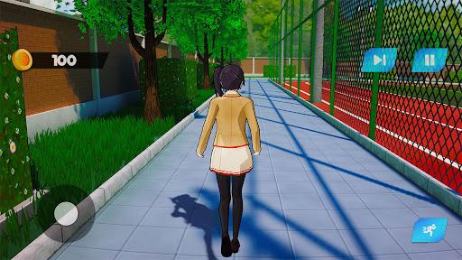 Sakura School Girl Life Sim ۳D - عکس بازی موبایلی اندروید