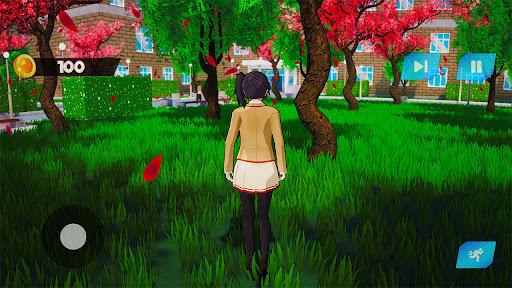 Sakura School Girl Life Sim ۳D - عکس بازی موبایلی اندروید