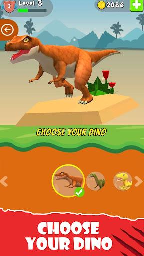 Dinosaur attack simulator 3D - Gameplay image of android game