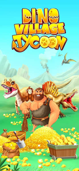 Dino Village Tycoon - Gameplay image of android game