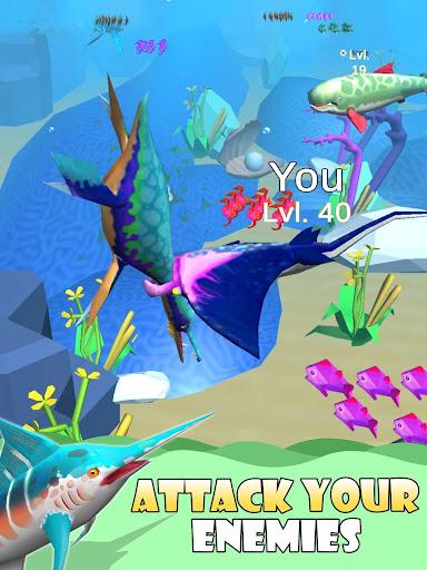 Dino Water World 3D - Gameplay image of android game