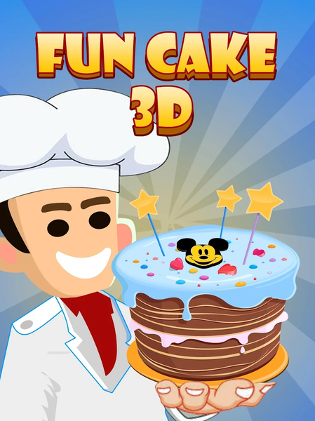 Fun Cake 3D - Cake Icing Game - Gameplay image of android game