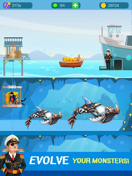 Sea Jurassic Tycoon - Image screenshot of android app