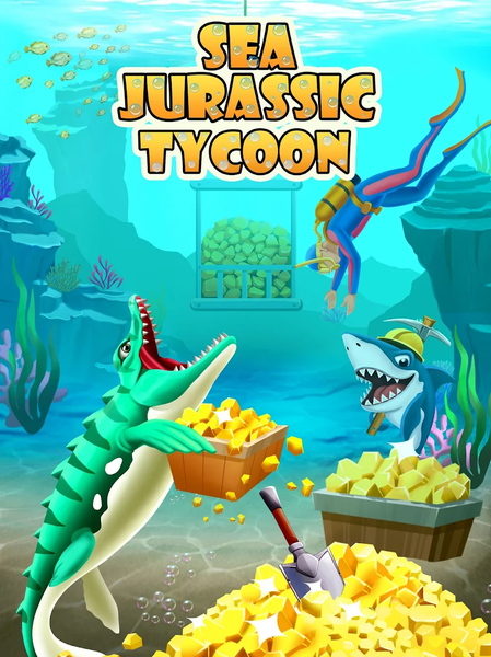 Sea Jurassic Tycoon - عکس برنامه موبایلی اندروید