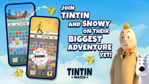 Tintin Match: Solve puzzles - عکس بازی موبایلی اندروید